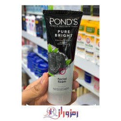 فوم شستشو صورت پوندز زغالی مدل pure bright